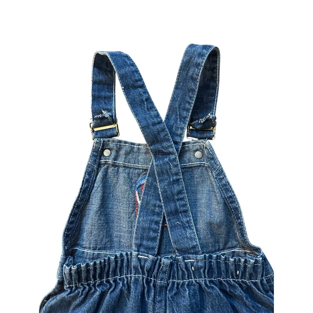 Vintage Made in USA 24 Month Washington Dee Cee Denim Bib Overall Hot air ballon - Picture 6 of 9